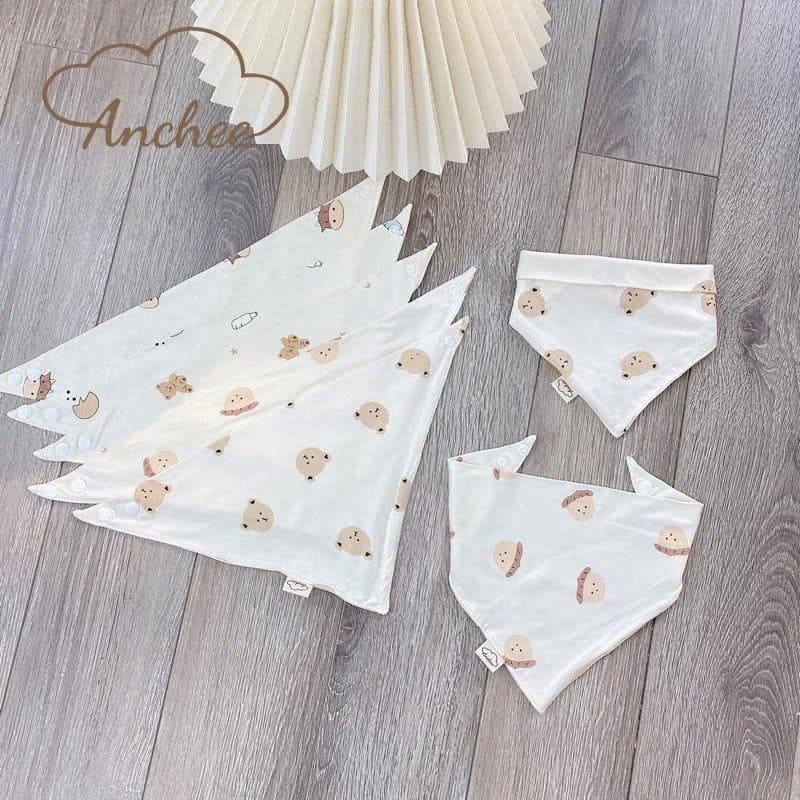 Sét 5 Yếm Tam Giác PETTIT - Khăn Quàng Cổ Chất Petit Có Cúc Bấm Mềm, Mịn Cho Bé Sơ Sinh-2 tuổi - ảnh 9