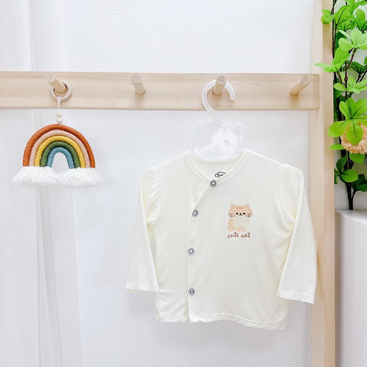 Combo 3-5 Áo Rời Dài Tay Pettit Cao Cấp Cho Bé Sơ Sinh - Chất Cotton Siêu Mềm, Mát - ảnh 6