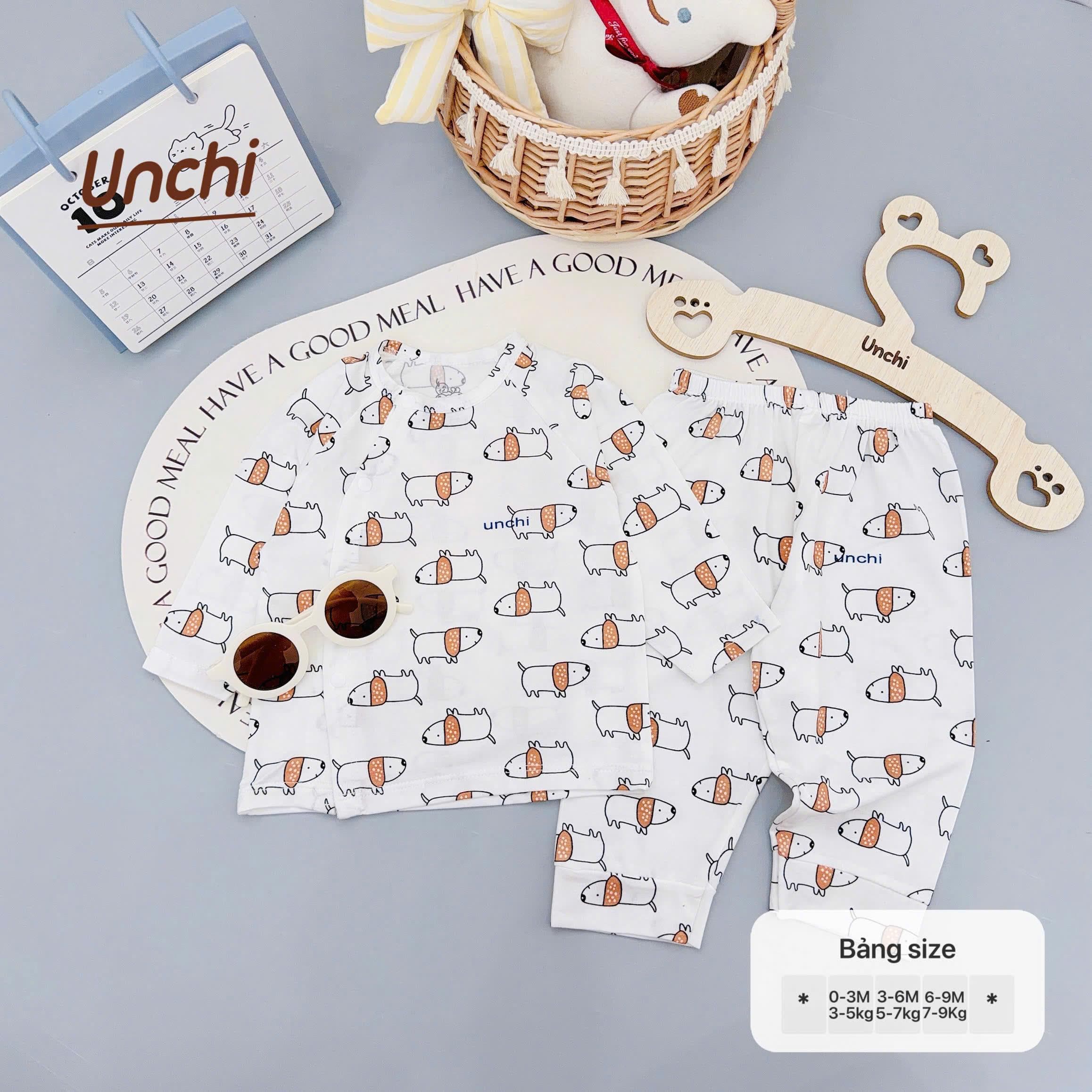 Bộ Dài Tay 2 vạt họa tiết xinh - ảnh 5