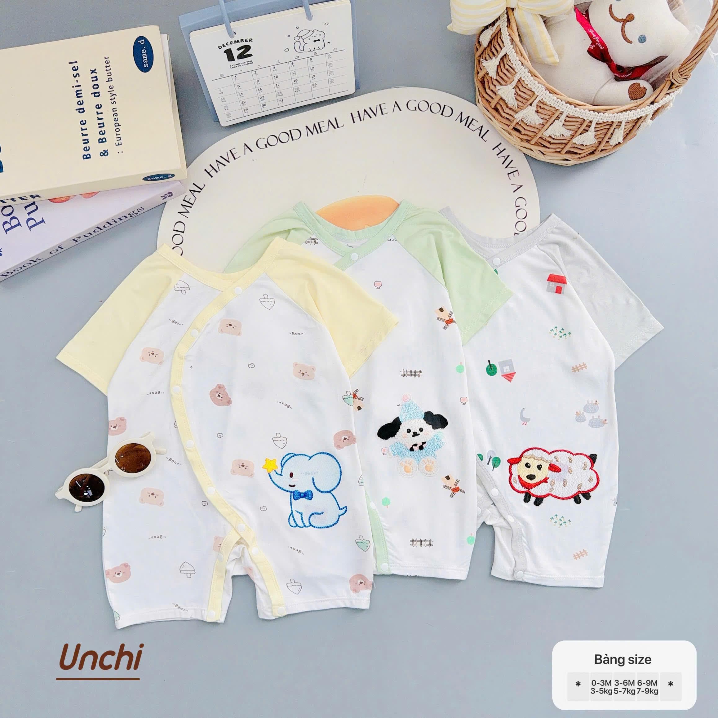 BODY Đùi Liền Thân Unchi Chất Pettit Hoạ Tiết Xinh - ảnh 3